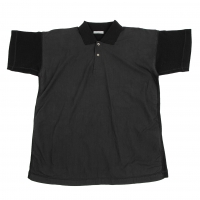  COMME des GARCONS HOMME Knit Switching Polo Shirt Black S-M