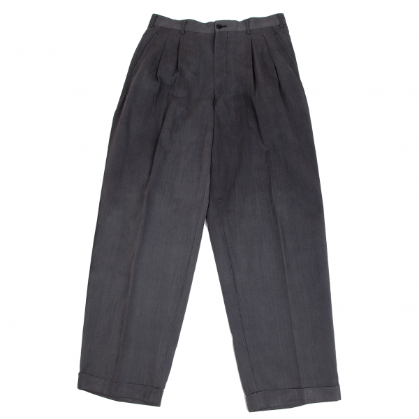  COMME des GARCONS HOMME PLUS Dyed Rayon Cotton Pants (Trousers) Grey M