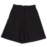  COMME des GARCONS Wool Gabardine Wide Shorts Black S