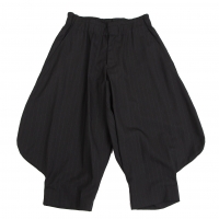  COMME des GARCONS Wool Stripe Harlem Shorts Black XS