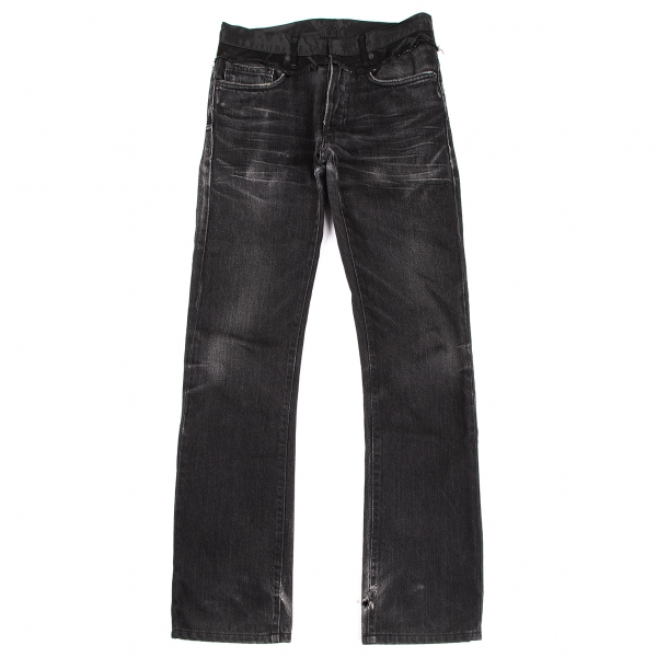  Dior Homme Combine Jeans Black 28