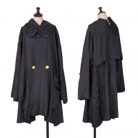  ISSEY MIYAKE Color Button Nylon Coat Navy M