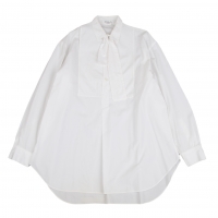  Yohji Yamamoto POUR HOMME Stole Collar Long Sleeve Shirt White M