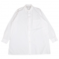  Y's for men Zip Long Sleeve Shirt White M-L