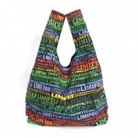  LIMI feu Logo Printed Tote Bag Multi-Color 