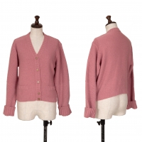  Unbranded Metal Button Knit Cardigan Pink S-M