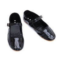 tao Synthetic Enamel Strap Shoes Black 25.5(US 8.5)