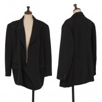  COMME des GARCONS Wool Pullover Jacket Black M