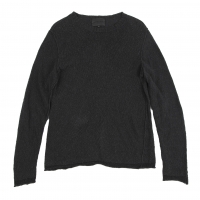  norikoike Linen Blend Knit Sweater (Jumper) Black M