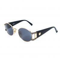  GIANNI VERSACE MOD S60 Medusa Design Sunglasses Gold 50 20 150