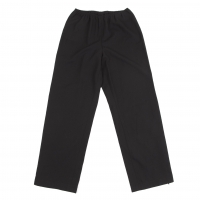  Jean-Paul GAULTIER CLASSIQUE Triacetate Poly Side Zipper Pants (Trousers) Black 40