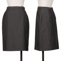  Jean Paul GAULTIER CLASSIQU Wool Nylon Skirt Grey 40