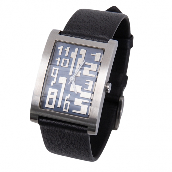 ジャンポールゴルチエJean Paul GAULTIER ランダム文字盤腕時計 黒