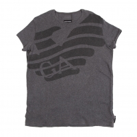  EMPORIO ARMANI Printed T Shirt Charcoal XXL