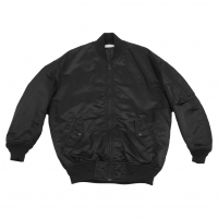  EN ROUTE Nylon Quilted MA-1 Jacket Black 2