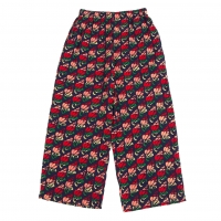  JUNYA WATANABE COMME des GARCONS Floral Printed Wide Pants (Trousers) Navy,Multi-Color M