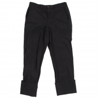  COMME des GARCONS COMME des GARCONS Dyed Polyester Roll-up Pants (Trousers) Black L