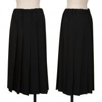 COMME des GARCONS COMME des GARCONS Wool Gaba Pleats Skirt Black S