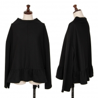  COMME des GARCONS Gather Switching Poly Top Black L