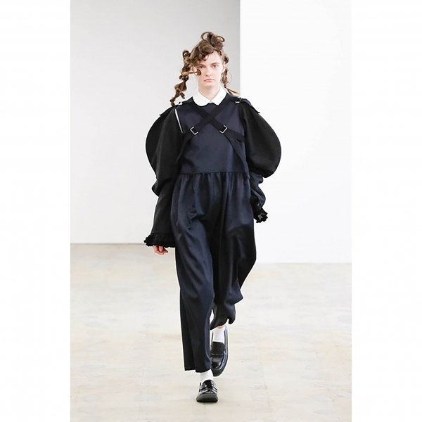 tricot COMME des GARCONS Wool Gabardine All in one Black M | PLAYFUL