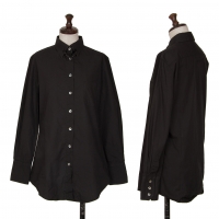  Jean-Paul GAULTIER CLASSIQUE Cross Collar Chain Shirt Black 40