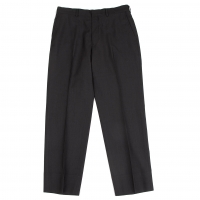  COMME des GARCONS HOMME DEUX Silk Blended Wool Pants (Trousers) Charcoal L