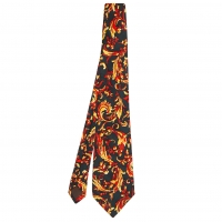  Y's for men Arabesque Printed Tie Forest green 