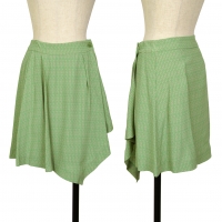  EMPORIO ARMANI Printed Wrap Skirt Yellow-green 38