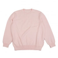  Papas Logo Stitch Cotton Poly Knit Sweater (Jumper) Pink 50L