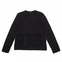  tricot COMME des GARCONS Flocky Printed T Shirt Black S-M