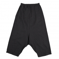  COMME des GARCONS Stripe Wool Dropped Crotch Pants (Trousers) Grey SS