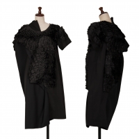  COMME des GARCONS Frill Switching Dress (Jumper) Black S