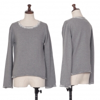  COMME des GARCONS Paint Design Knit Sweater (Jumper) Grey M