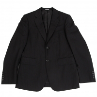  COMME des GARCONS HOMME DEUX Striped Wool Jacket Black S