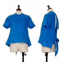  JUNYA WATANABE COMME des GARCONS Back Open Knit Sweater (Jumper) Blue S-M