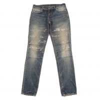  UNDERCOVER Back Flap Pocket Sequins Jeans Indigo 1