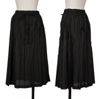  PLEATS PLEASE Poly Cotton Wrinkle Pleats Skirt Black 3