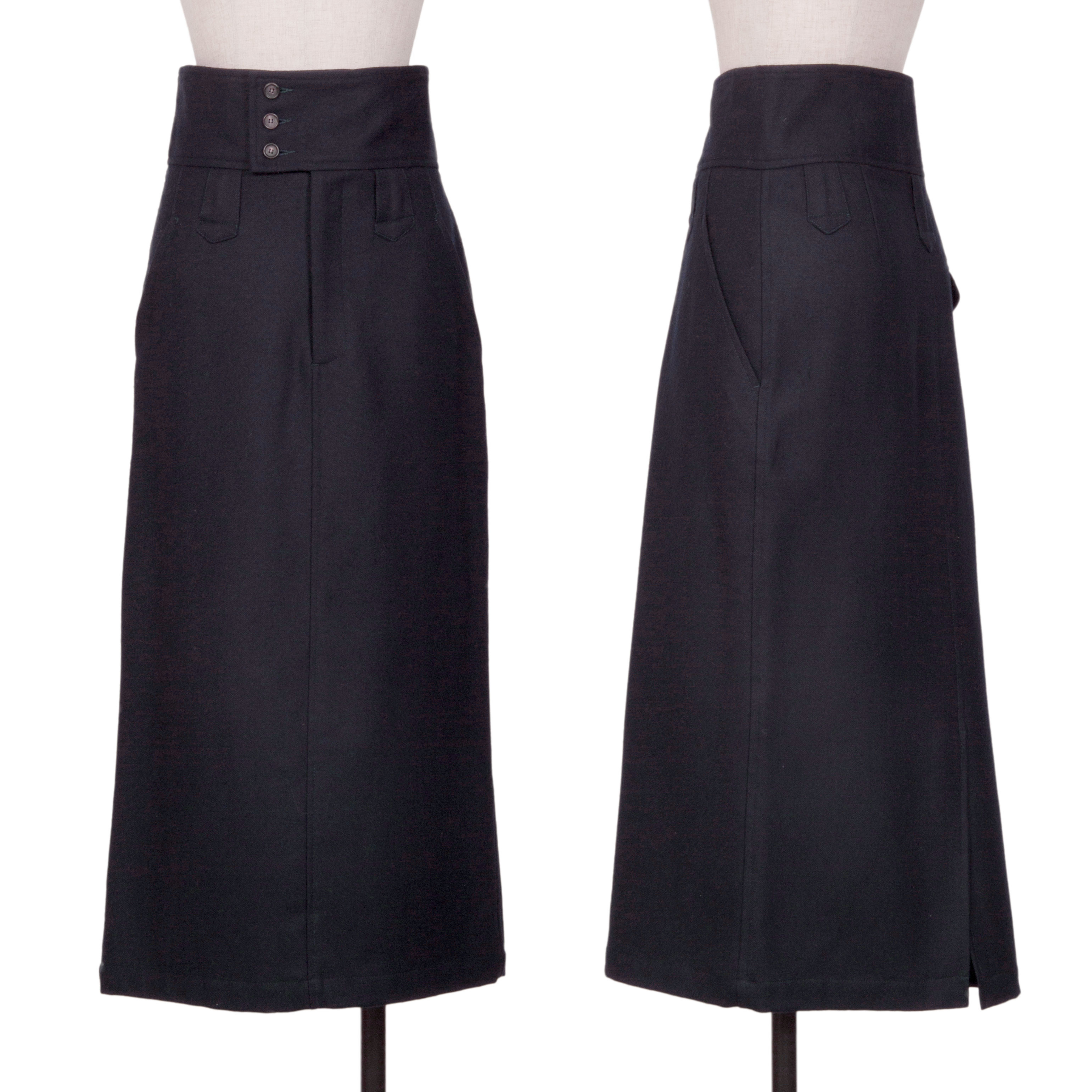 ・COMME des GARCONS wool skirt コムデギャルソン総丈74
