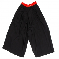  COMME des GARCONS Tuck Wide Knit Pants (Trousers) Black S