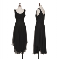  MICHIKO by Y’s Mesh Layered Sleeveless Dress Black 2
