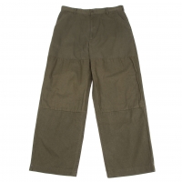  COMME des GARCONS HOMME Dyed Knee Patch Pants (Trousers) Khaki-green M
