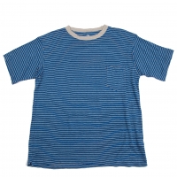  45R Stripe Pocket T Shirt Blue 3