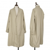  45R Liner Cotton Long Coat Beige 2
