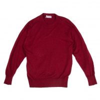  COMME des GARCONS HOMME Linen Knit Sweater (Jumper) Red S-M