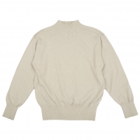  COMME des GARCONS HOMME Wool Nylon Knit Sweater (Jumper) Beige S-M