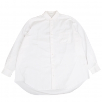  Y's for men Stripe Pattern Cotton Long Sleeve Shirt White S-M