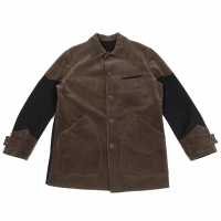  Y's for men Sleeve Switching Corduroy Jacket Brown M
