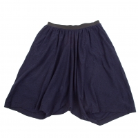  Y's Cotton Linen Stripe Shorts Blue,Black 2