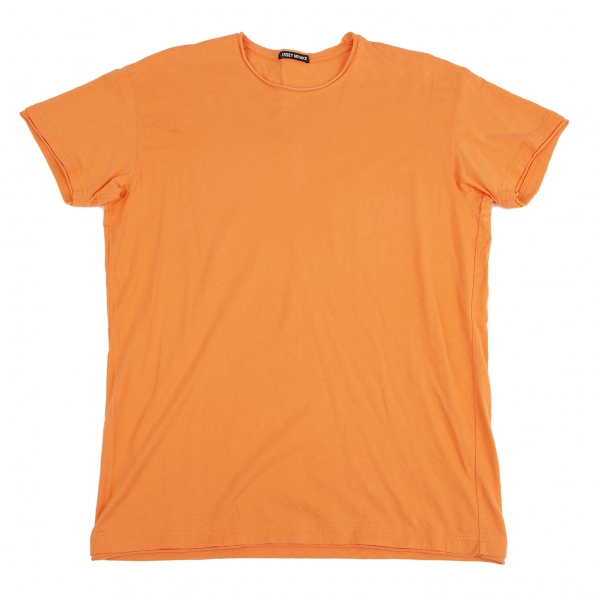 イッセイミヤケISSEY MIYAKE コットンレイヤードTシャツ オレンジ4