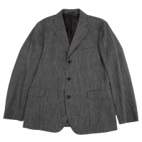  ISSEY MIYAKE MEN Linen Brend Jacket Grey 3